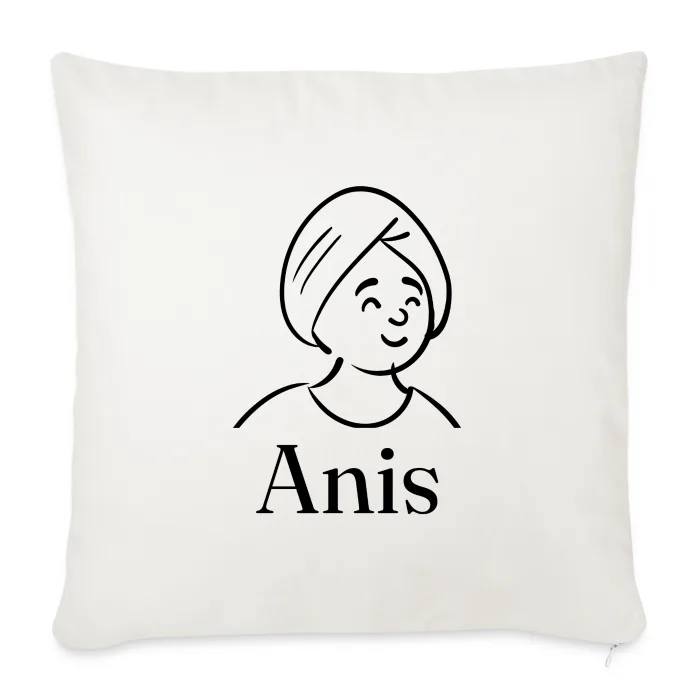 Coussin personnalisé au prénom Anis