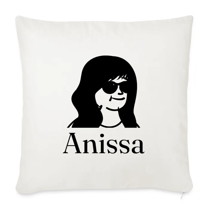 Coussin personnalisé au prénom Anissa