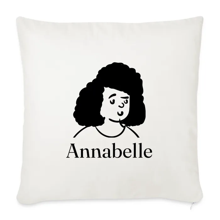 Coussin personnalisé au prénom Annabelle