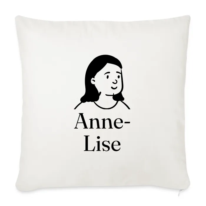 Coussin personnalisé au prénom Anne-Lise