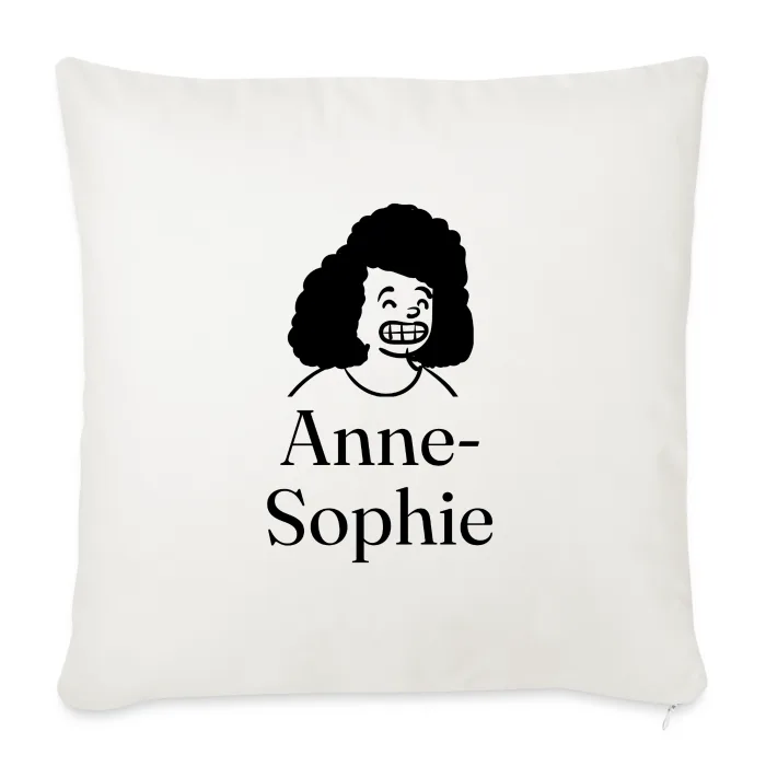 Coussin personnalisé au prénom Anne-Sophie