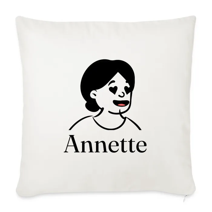 Coussin personnalisé au prénom Annette