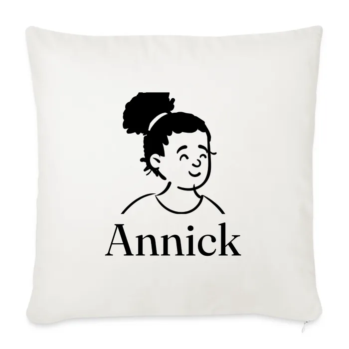 Coussin personnalisé au prénom Annick