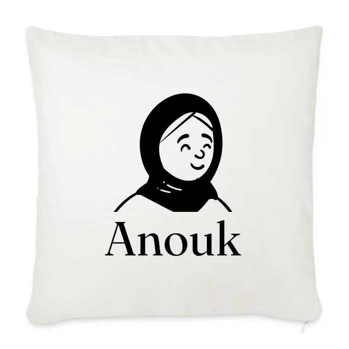 Coussin personnalisé au prénom Anouk