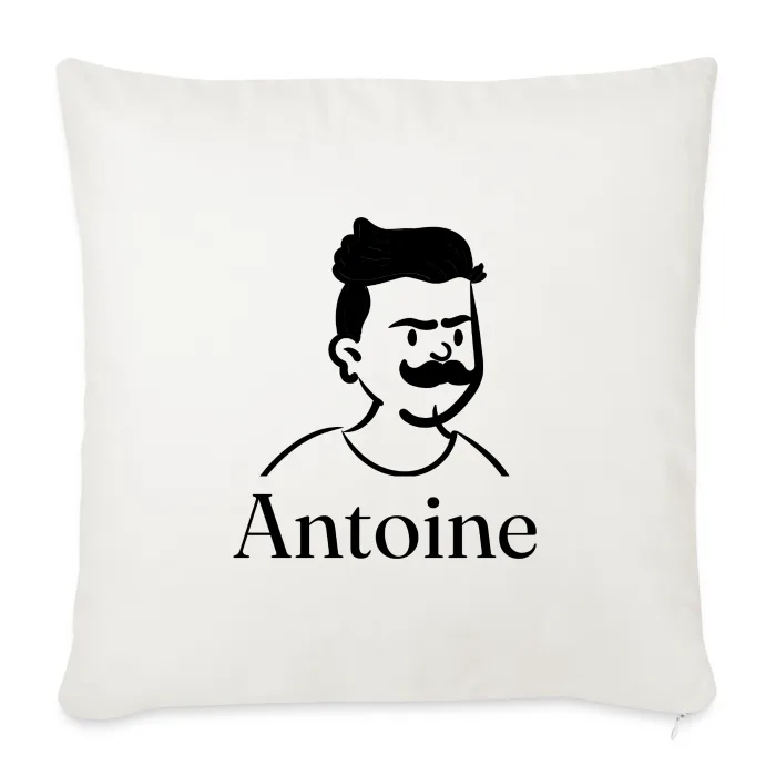 Coussin personnalisé au prénom Antoine