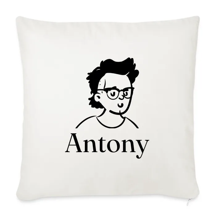 Coussin personnalisé au prénom Antony