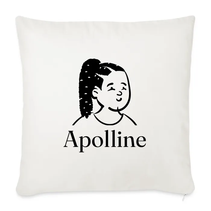 Coussin personnalisé au prénom Apolline