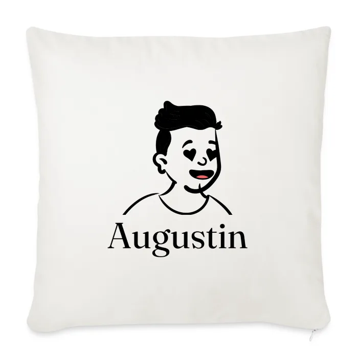 Coussin personnalisé au prénom Augustin