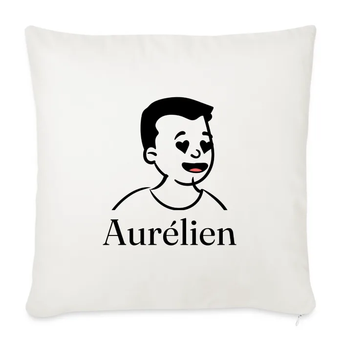 Coussin personnalisé au prénom Aurélien