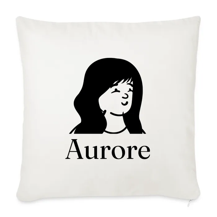 Coussin personnalisé au prénom Aurore