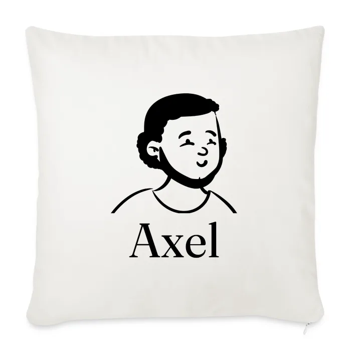Coussin personnalisé au prénom Axel