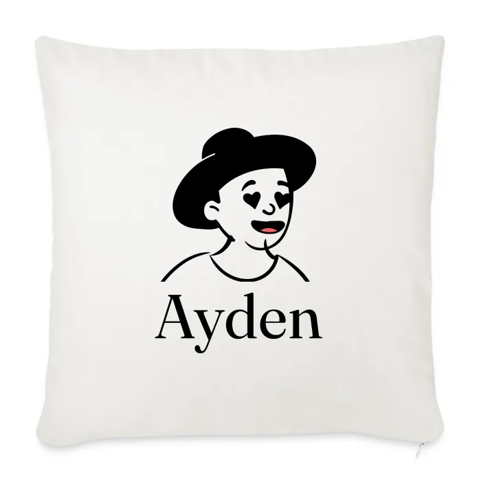 Coussin personnalisé au prénom Ayden