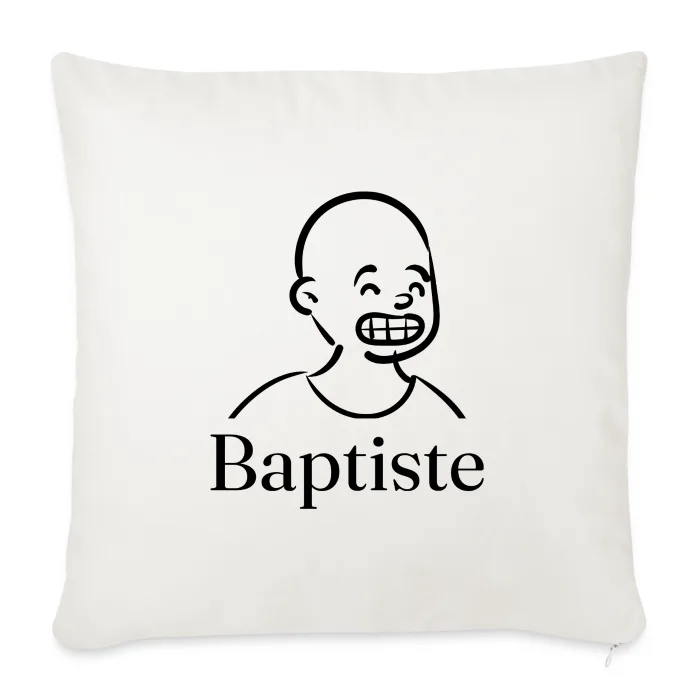 Coussin personnalisé au prénom Baptiste