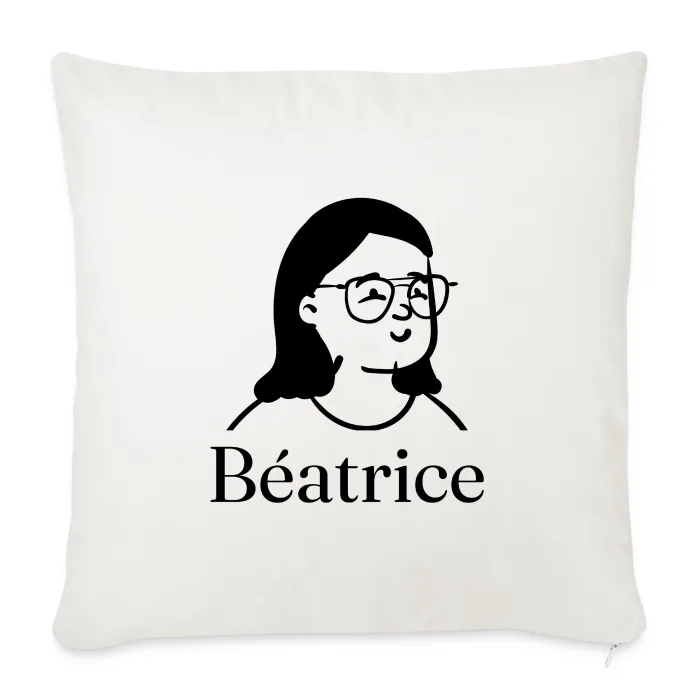 Coussin personnalisé au prénom Béatrice