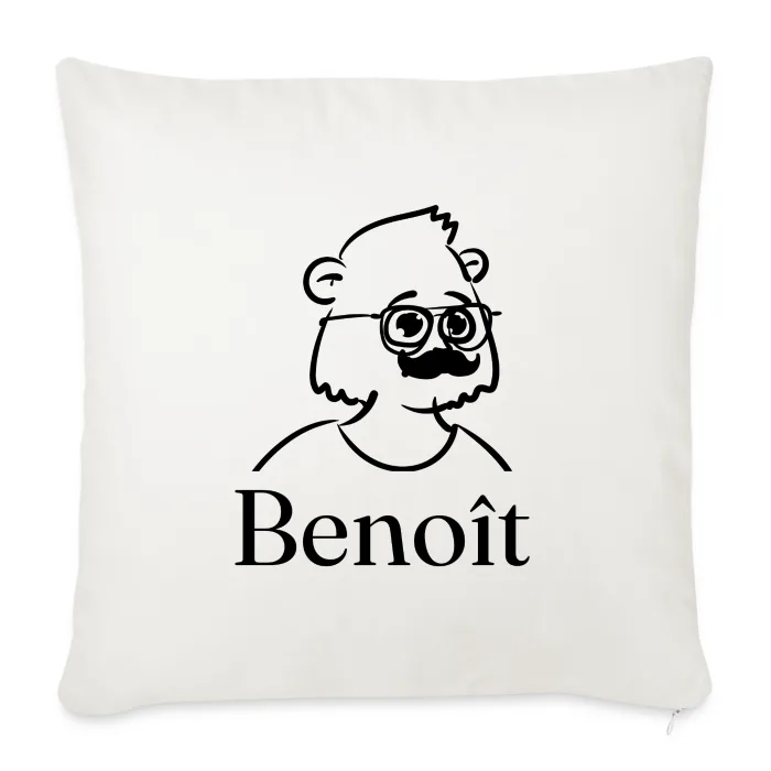 Coussin personnalisé au prénom Benoît