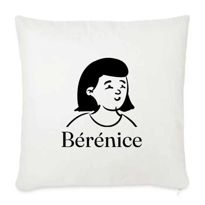 Coussin personnalisé au prénom Bérénice
