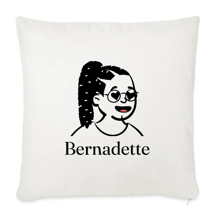 Coussin personnalisé au prénom Bernadette