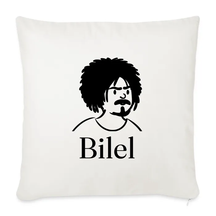 Coussin personnalisé au prénom Bilel