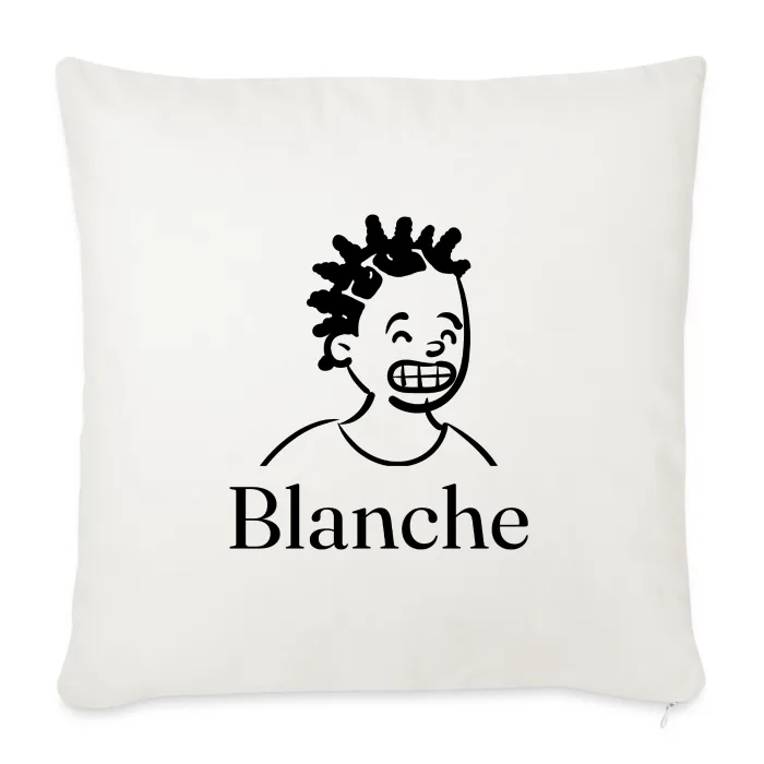 Coussin personnalisé au prénom Blanche