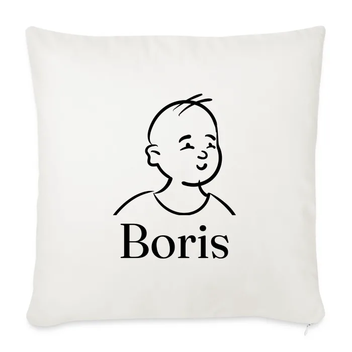 Coussin personnalisé au prénom Boris