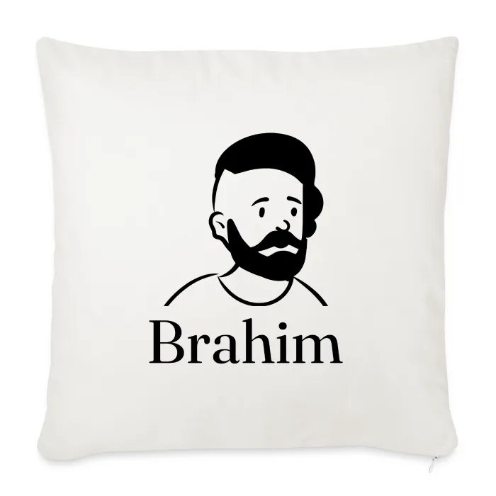 Coussin personnalisé au prénom Brahim