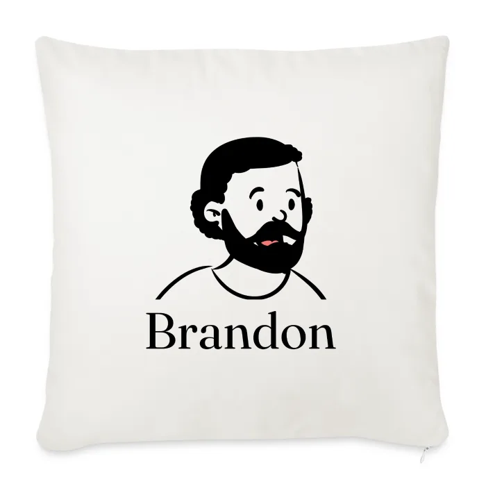 Coussin personnalisé au prénom Brandon