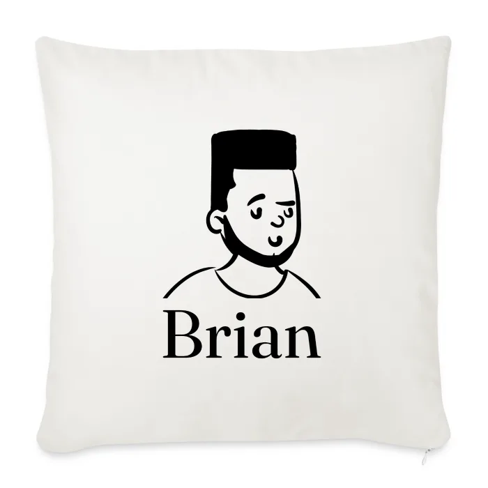 Coussin personnalisé au prénom Brian