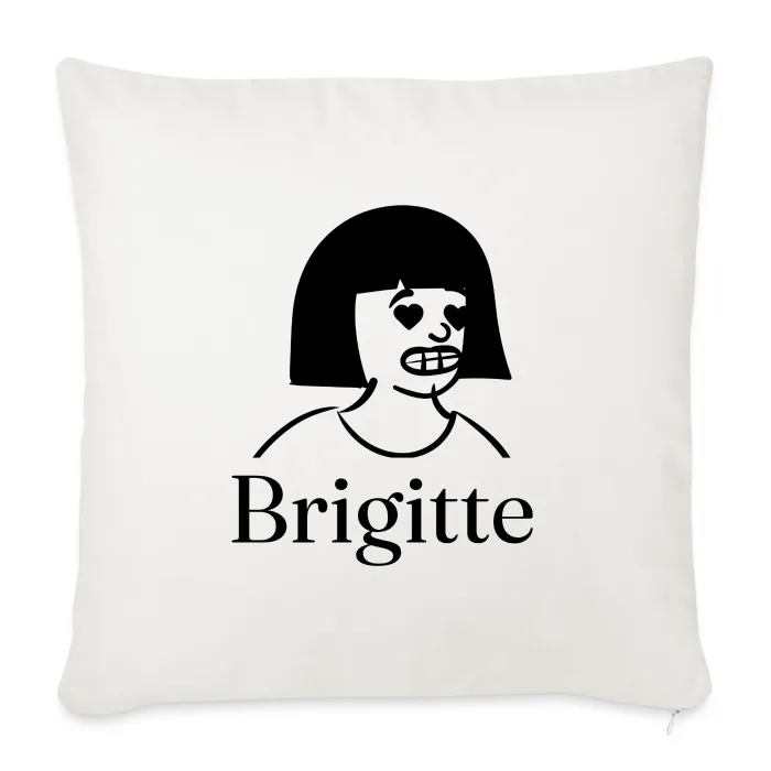 Coussin personnalisé au prénom Brigitte