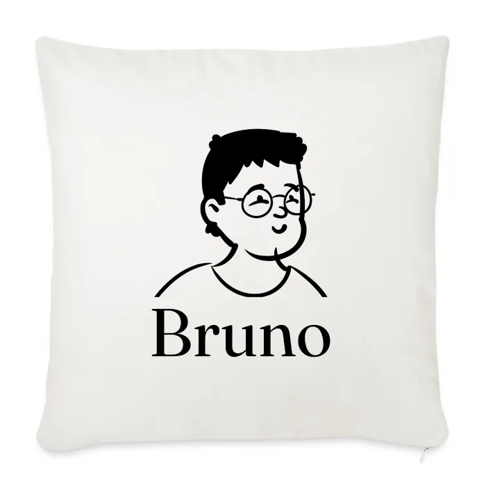 Coussin personnalisé au prénom Bruno