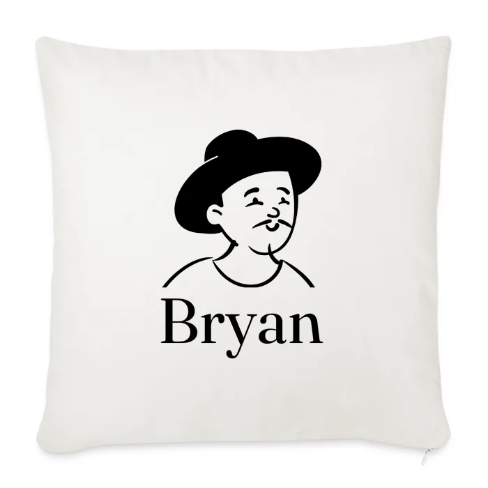 Coussin personnalisé au prénom Bryan