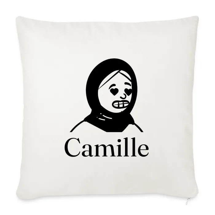 Coussin personnalisé au prénom Camille