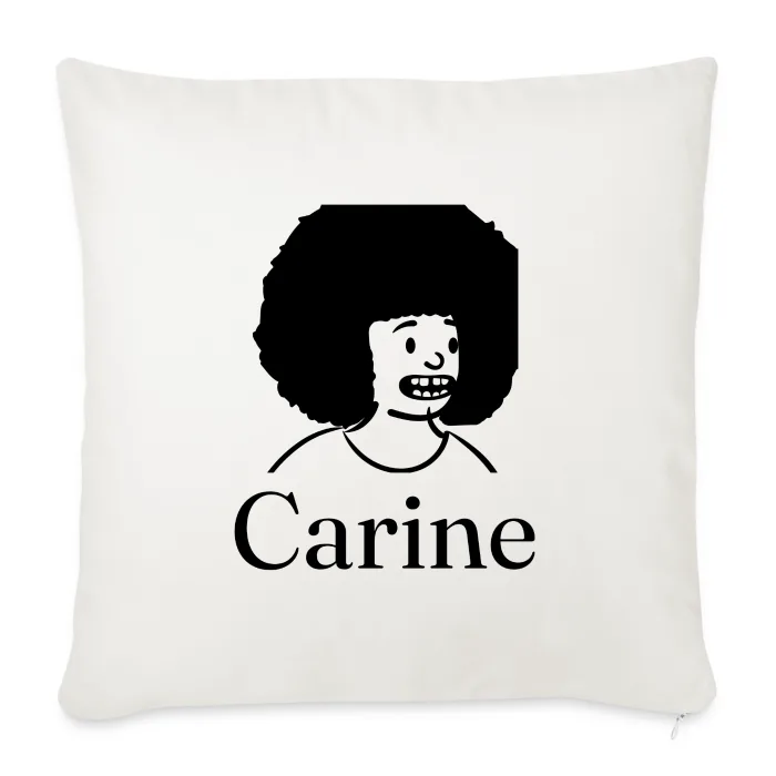 Coussin personnalisé au prénom Carine