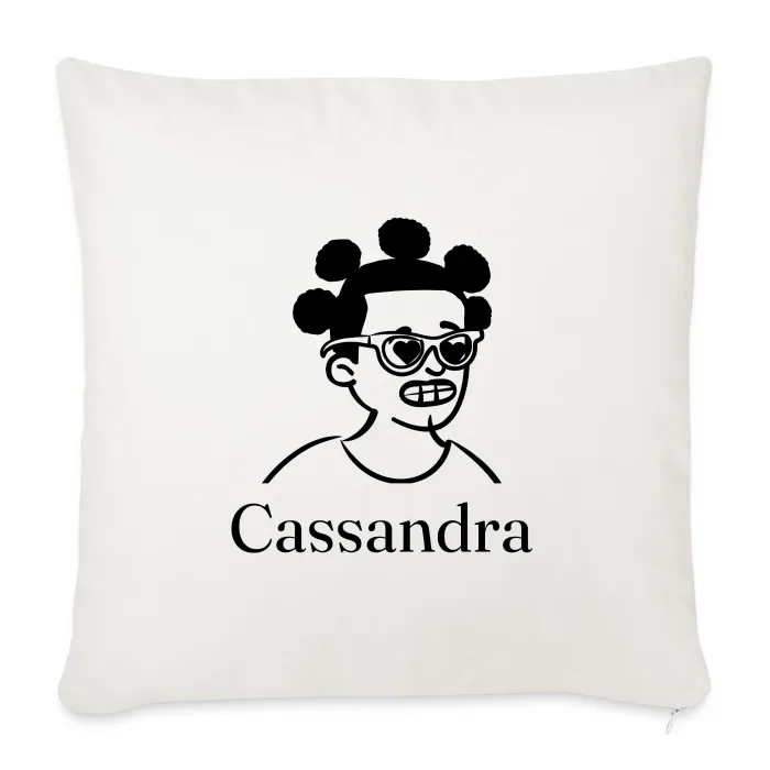 Coussin personnalisé au prénom Cassandra