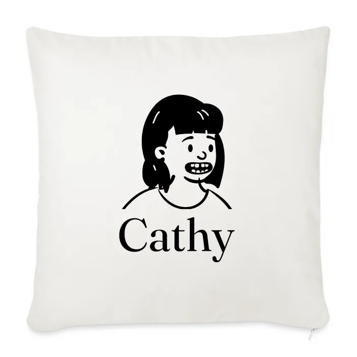 Coussin personnalisé au prénom Cathy
