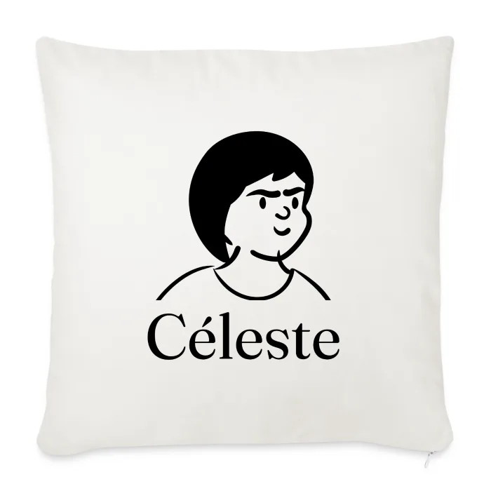 Coussin personnalisé au prénom Céleste