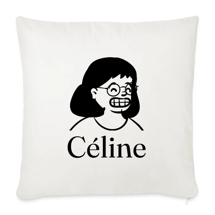 Coussin personnalisé au prénom Céline