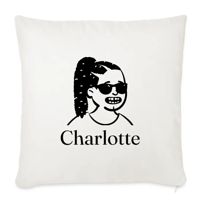 Coussin personnalisé au prénom Charlotte