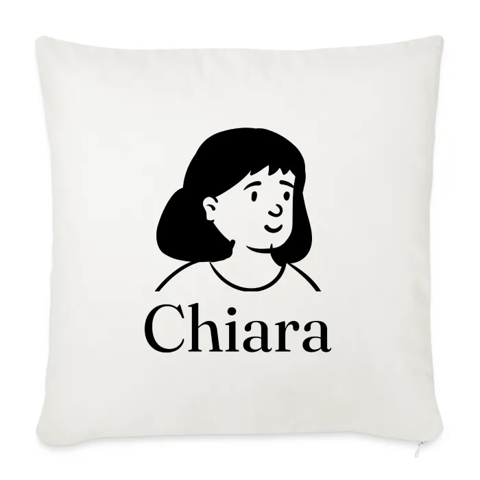 Coussin personnalisé au prénom Chiara