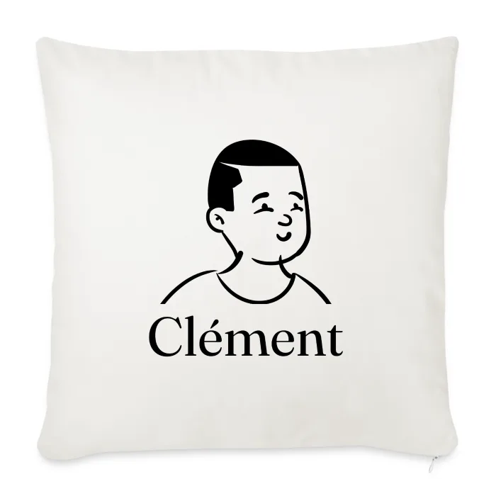 Coussin personnalisé au prénom Clément