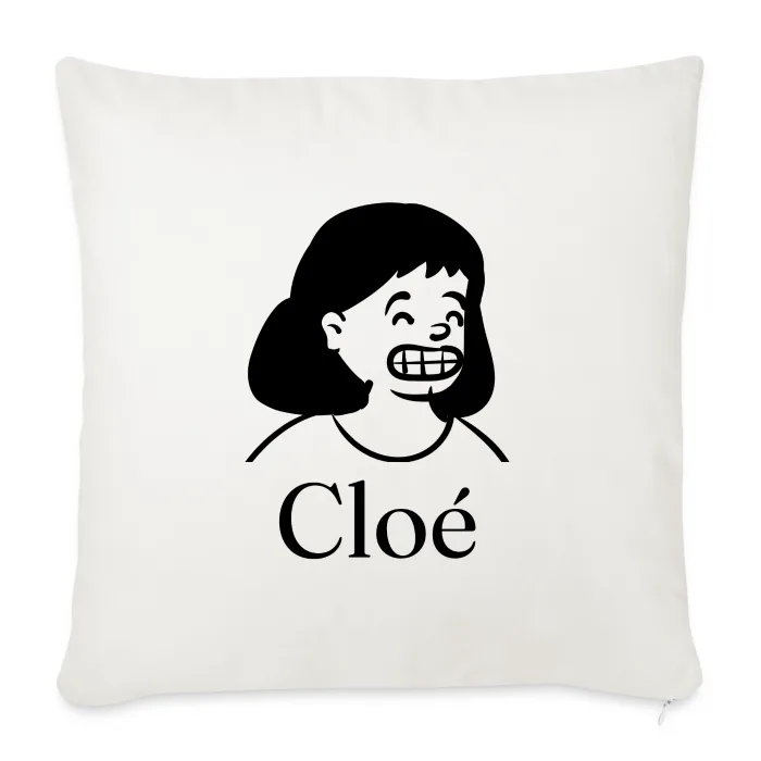 Coussin personnalisé au prénom Cloé