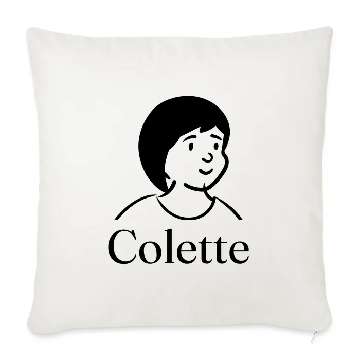 Coussin personnalisé au prénom Colette