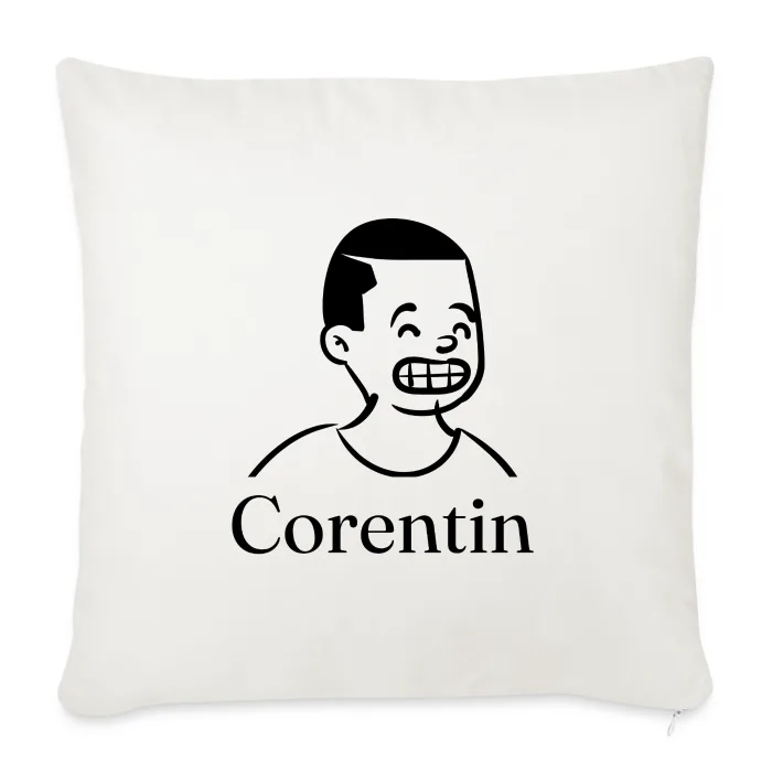 Coussin personnalisé au prénom Corentin