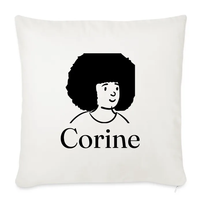 Coussin personnalisé au prénom Corine