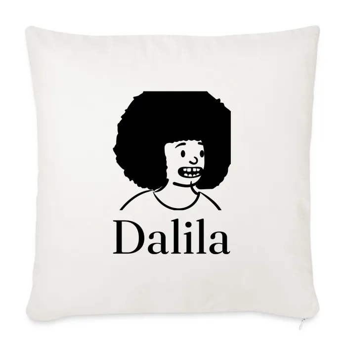 Coussin personnalisé au prénom Dalila