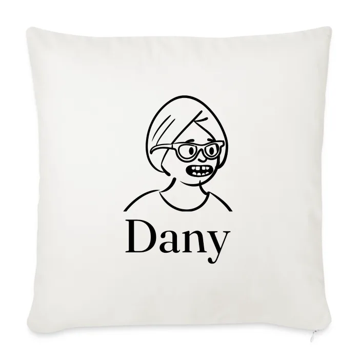 Coussin personnalisé au prénom Dany