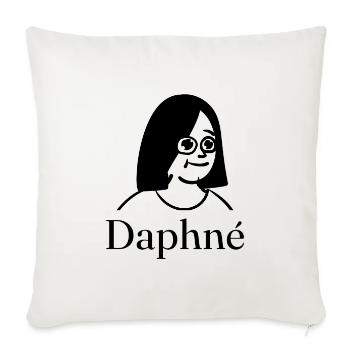 Coussin personnalisé au prénom Daphné