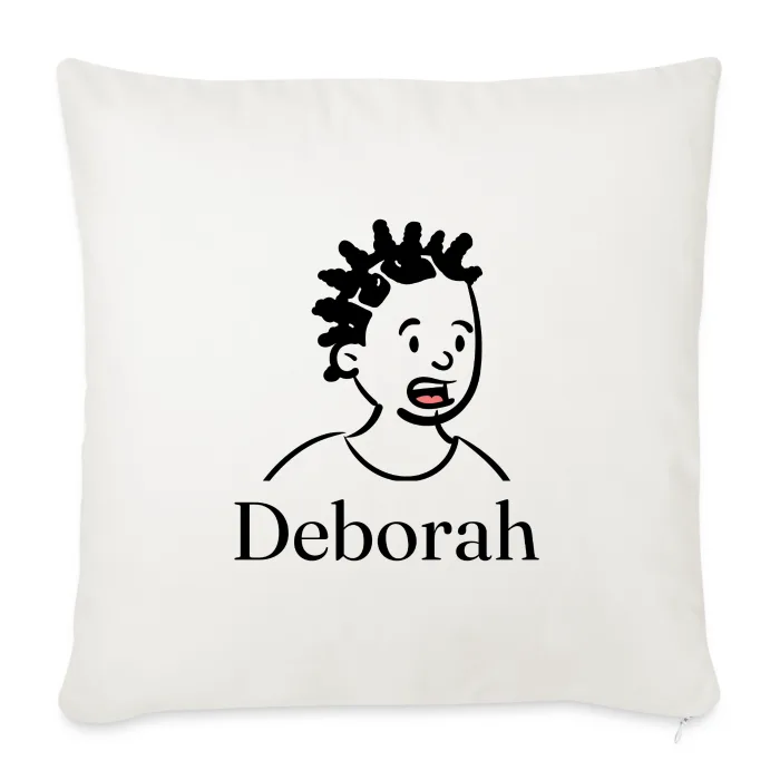 Coussin personnalisé au prénom Deborah