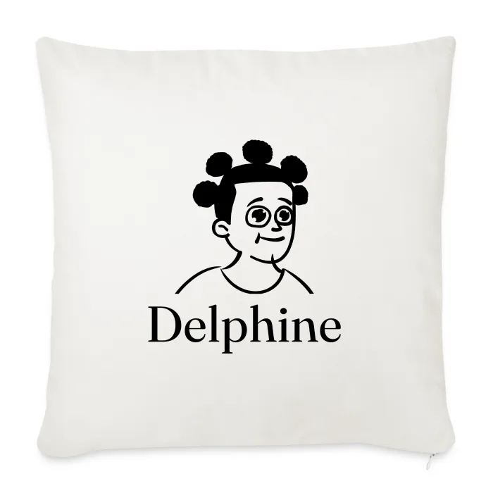 Coussin personnalisé au prénom Delphine