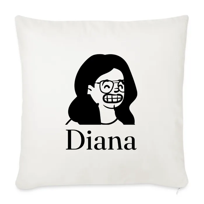 Coussin personnalisé au prénom Diana