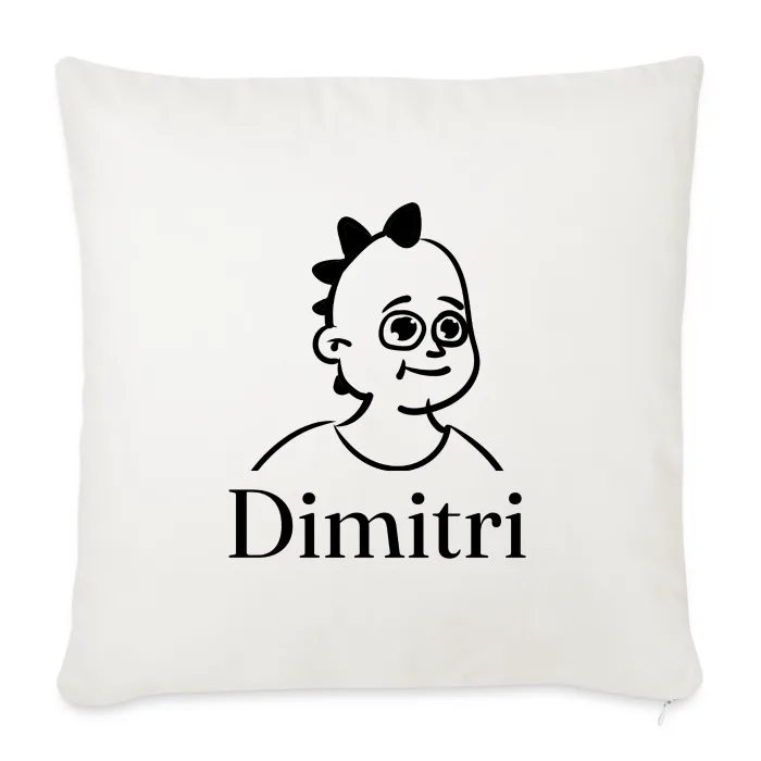 Coussin personnalisé au prénom Dimitri